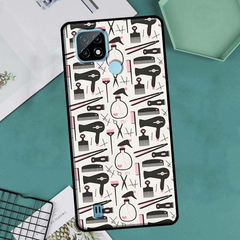 Friseur Friseurkoffer für OnePlus Nord 2 9 10 Pro 9R 10R 8T Hülle für Realme GT Master Neo 2 3 8i 9i 8 Pro