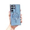 Electroplated magnetic suction love glitter mobile phone case is suitable for Samsung S25ULTRA lens film S24 S25 S23FE