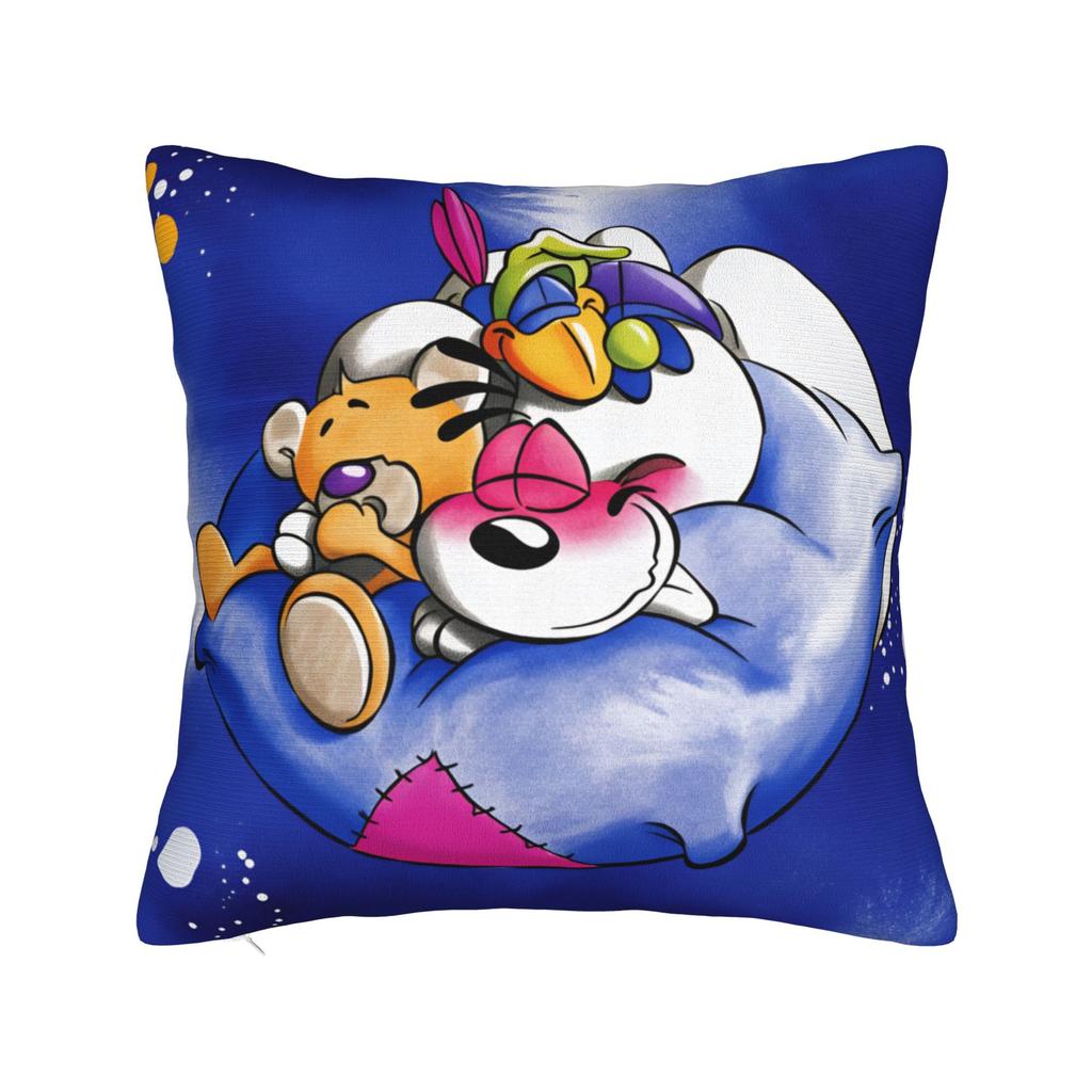Comic Cartoons Diddl Pillow Case Soft Pillow Cover For Living Room Sofa Novelty Pillowcases