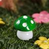 Resin Miniature 6-Color Mushroom Ornaments for DIY Jewelry and Micro Landscapes