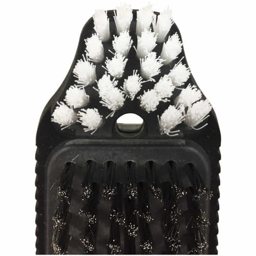 SK11 2-Way Hand Brush (Stainless Steel/PP) for Rust Removal, Grinding, and Polishing