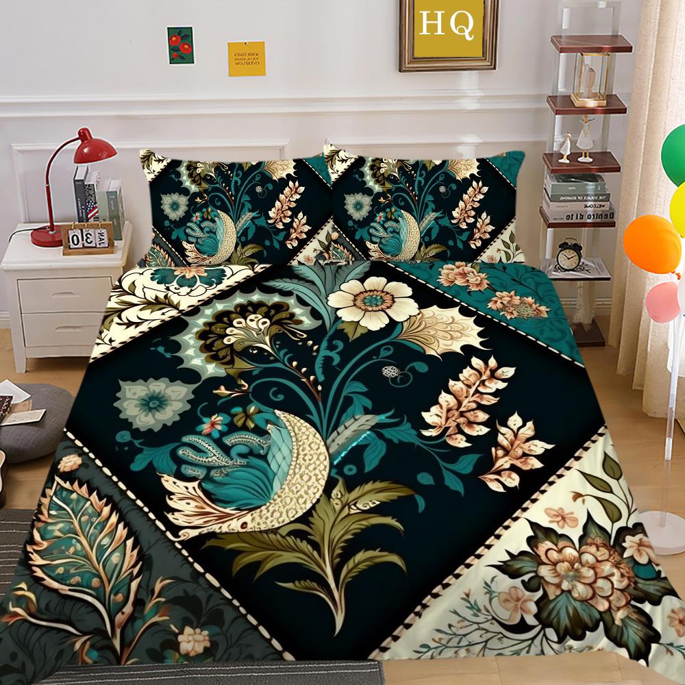 Decorazione Camera da Letto Lusso Stampa Paisley 3D Biancheria da Letto per Bambini Copripiumino Singolo/Matrimoniale