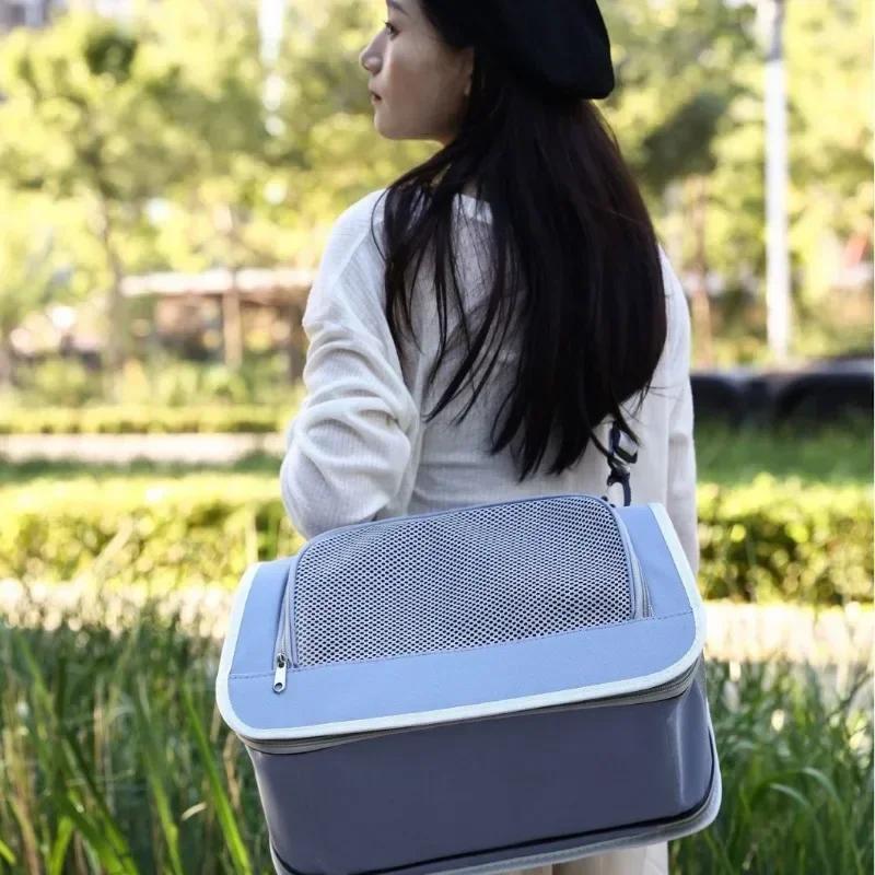 B Pet Outing Portable Cat Dogs Handbag Breathable Carrier Travel Puppy Kitten Single Shoulder Bag Pet Carrying Bag Supplie