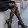 Women's Sexy Leopard Print Leggings with Fleece 2026 Winter Stockings for Warmth, Black Women's Pantyhose