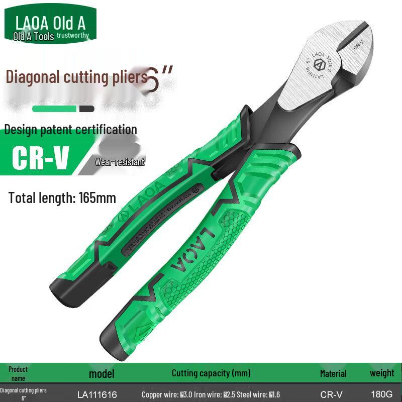 LAOA 6-inch Chrome Vanadium Steel Pliers
