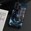 World of Warcraft Lich King Phone Case for iPhone 15 Pro Max 14 Plus 12 Mini 11 13 14 Pro Max Magsafe Wireless Charge Glass Cove