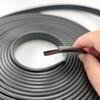 1PC 10m/393.7inch Self-Adhesive Edge Banding Tape Furniture Wood Board Cabinet Table Chair Protector U-Shaped Silicone Rubber