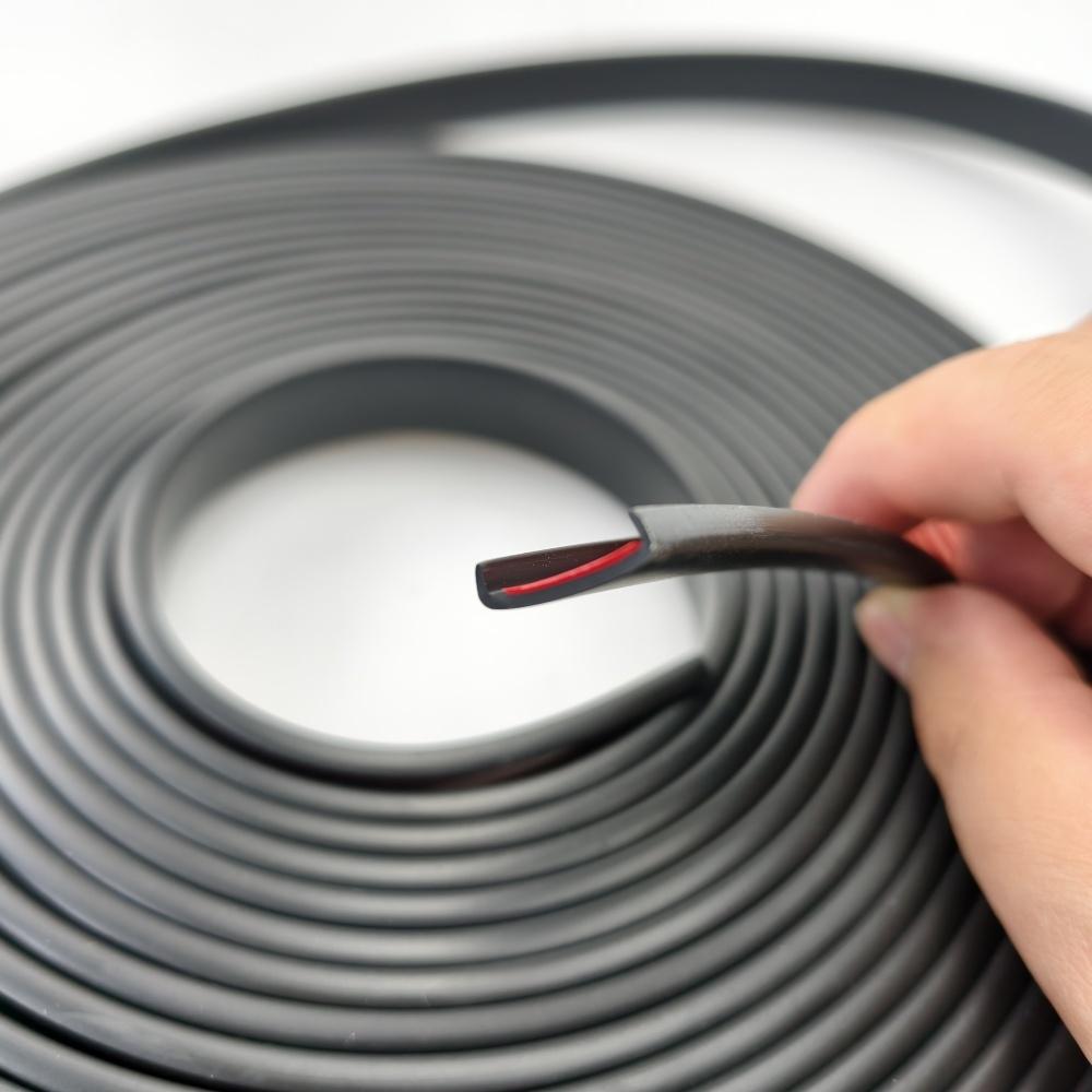 1PC 10m/393.7inch Self-Adhesive Edge Banding Tape Furniture Wood Board Cabinet Table Chair Protector U-Shaped Silicone Rubber