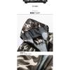 Men's Autumn and Winter Camouflage Print Contrast Pocket Zipper Long-sleeved Cardigan Hooded Fashionable Casual Top