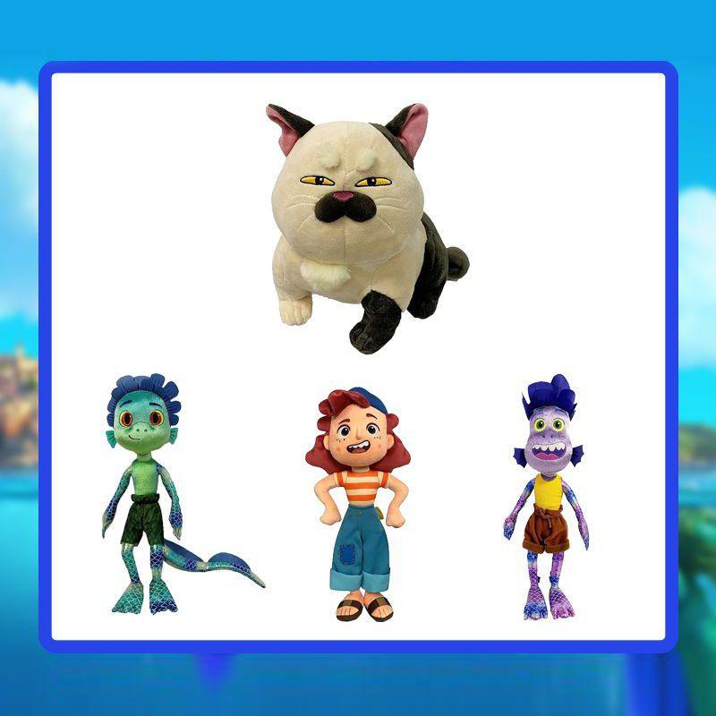 Adorable Cartoon Luca Alberto Julia Cat Sea Monster Boys Plush Toys Anime Figures Dolls