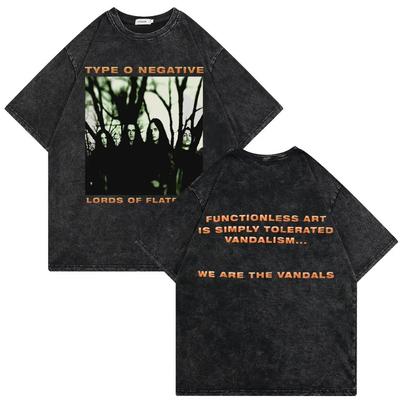 2026 Washed Vintage Type O Negative Who Will Save The Sane Tshirt Men Women Rock Metal Gothic T-shirt Unisex Oversized Cotton T Shirts