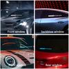 Wanted 5 Star Car Windshield Glow Panel Electric Marker Lamp Blue LED Decoration Light Sticker Flashing Lights