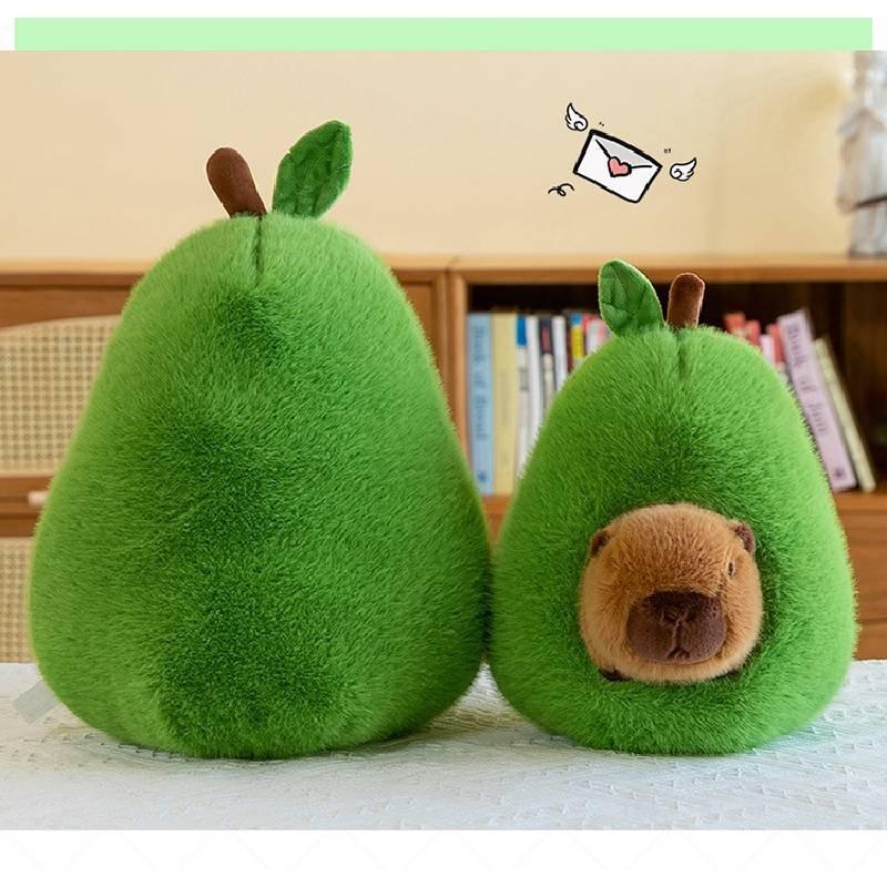 Cute Avocado Guinea Pig Capybara Plush Toy Hide And Seek Cat Stuffed Animal Gift Exchange