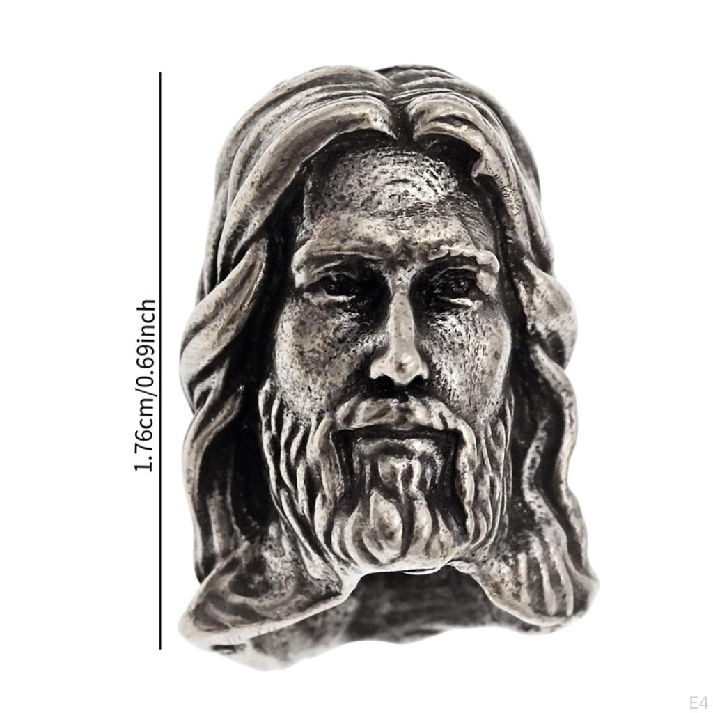Korálek na šňůrku na nůž, doplněk z paracordu s měděným přívěskem a mosaznou šňůrkou
