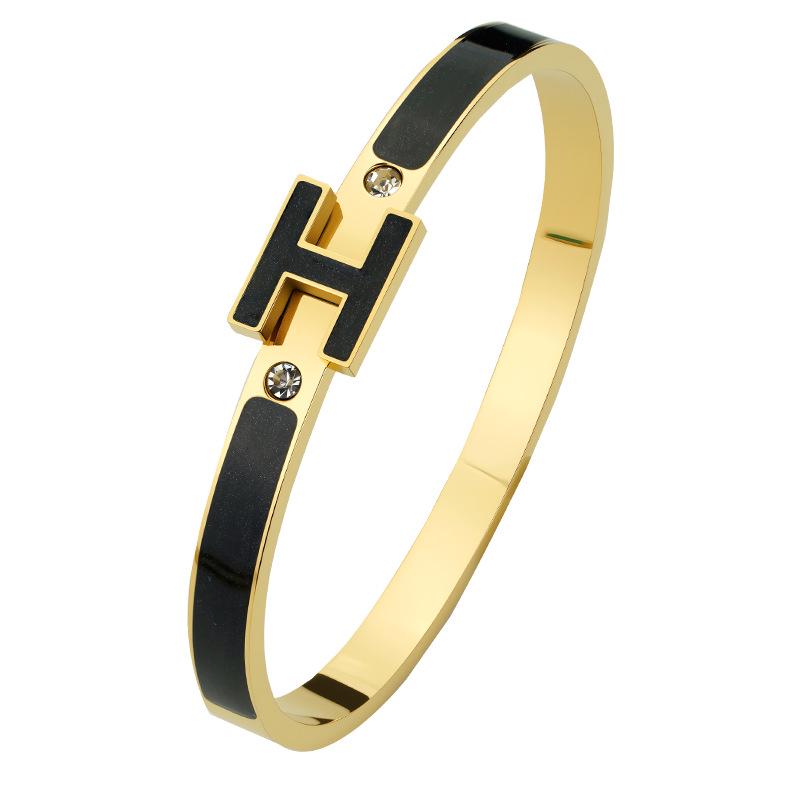 Bransoletka damska ze stali tytanowej: Luksusowa Bransoleta dla Pary ze Złota 18k, Biżuteria Nieblaknąca