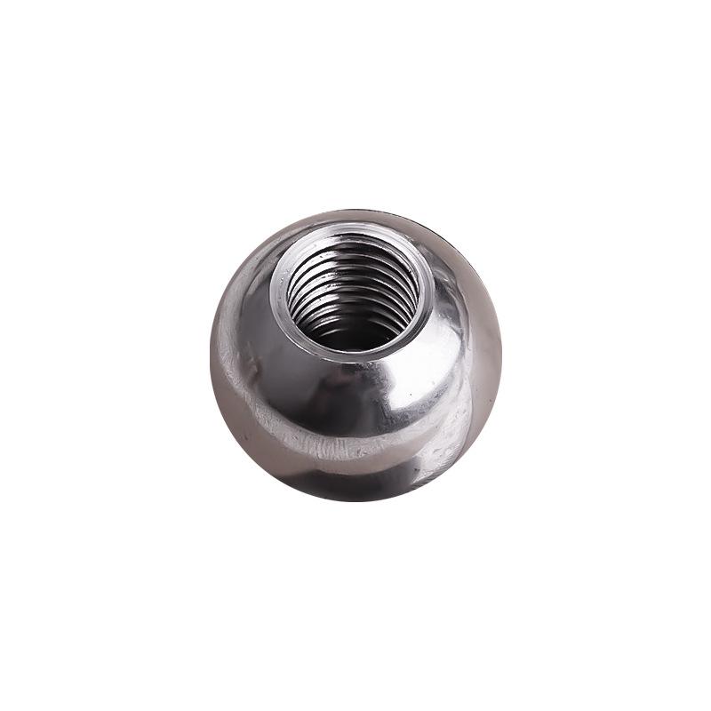 304 Edelstahl Kugelhahn mit Bohrung und metrischem Gewinde 20mm/25mm, Kugelgriff M4/M5/M6/M8