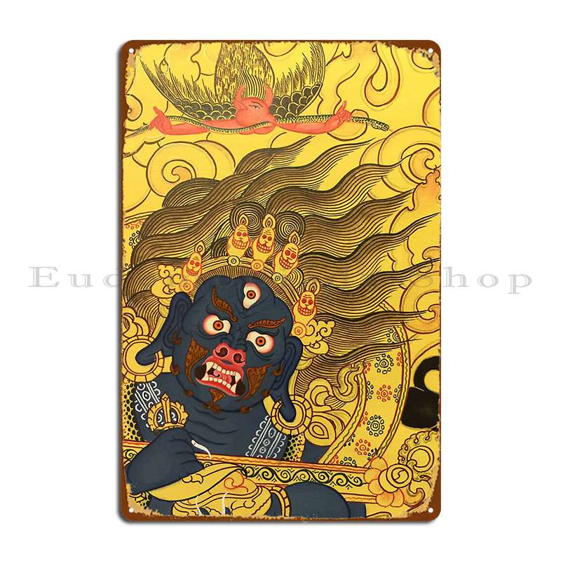 DORA Tin Sign Mahakala Metal Plaque Poster Designer Mural Create Classic Create Tin Sign Poster 20x30cm(7.8x11.8inch)