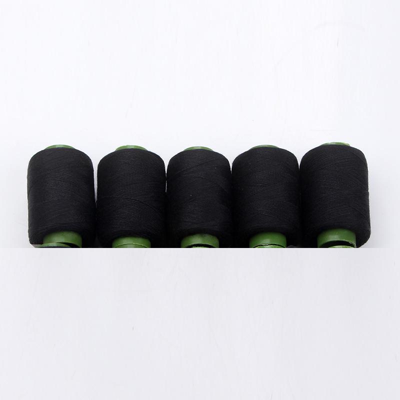Polyester Sewing Thread Set: White, Black, Colored Threads & Needles for Hand & Embroidery Sewing