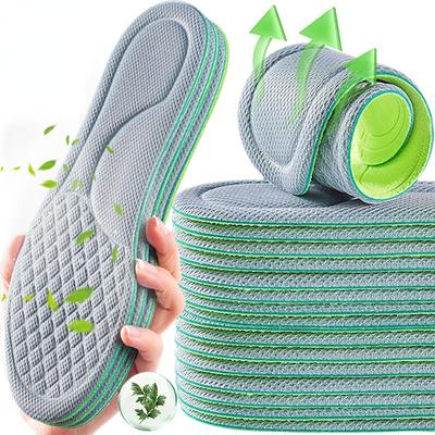 Unisex Memory Foam Orthopedic Insoles Deodorizing Insole For Shoes Sports Absorbs Sweat Soft Antibacterial Shoe Accessories