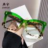 Gafas de Lectura de Montura Oversize para Mujer Estampado de Leopardo Bloqueo de Luz Azul Gafas para Presbicia Gafas Lente Clara