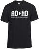 ADHS Autobahn zum Hey schau ein Eichhörnchen T-Shirt Herren Lustiges ADHS ADSR Tee Top