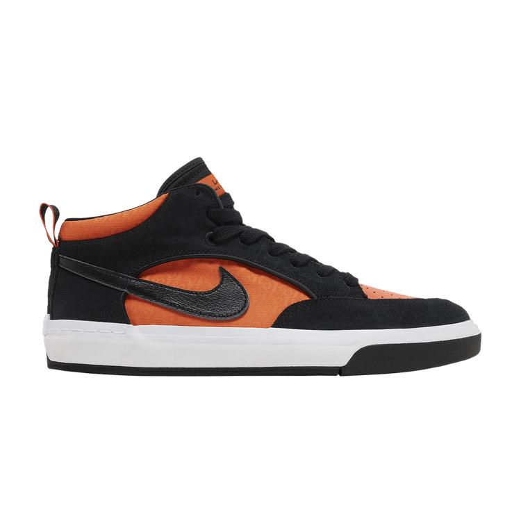 Nike React Leo SB  Black Electro Orange  36.5