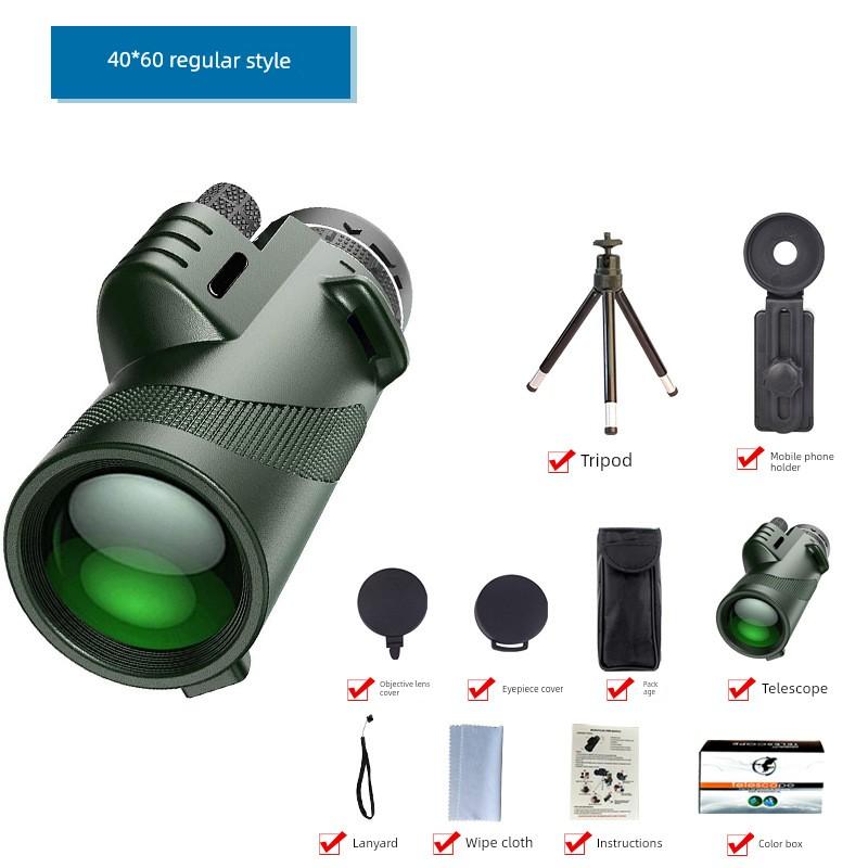Explorer 80100 Telescope 1250 Monocular Telescope 4060 Astronomical Telescope Magnifying Glass Bird-Watching Scope