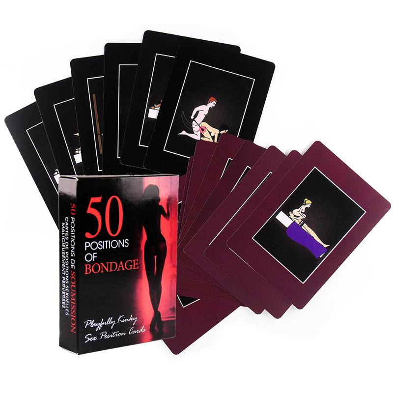 50/sets of Sex Games Couples Adult Erotic Toys Sex Pose Cards Erotic Romantic Gambling Entertainment Sexy Pose Gadgets