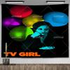 TV Girl Albums Who Really Cares Wall Poster Tapestry Psychedelic Couple Lover Art Tapestry Aesthetic Bedroom Decoration Painting
