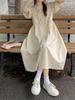Robe d'été à manches bouffantes douces style académie japonaise pour femmes - Jupe style poupée fraîche niche étudiante d'été