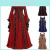 Vintage Gothic Renaissance Women's Halloween Costume Dress For Cosplay And Parties