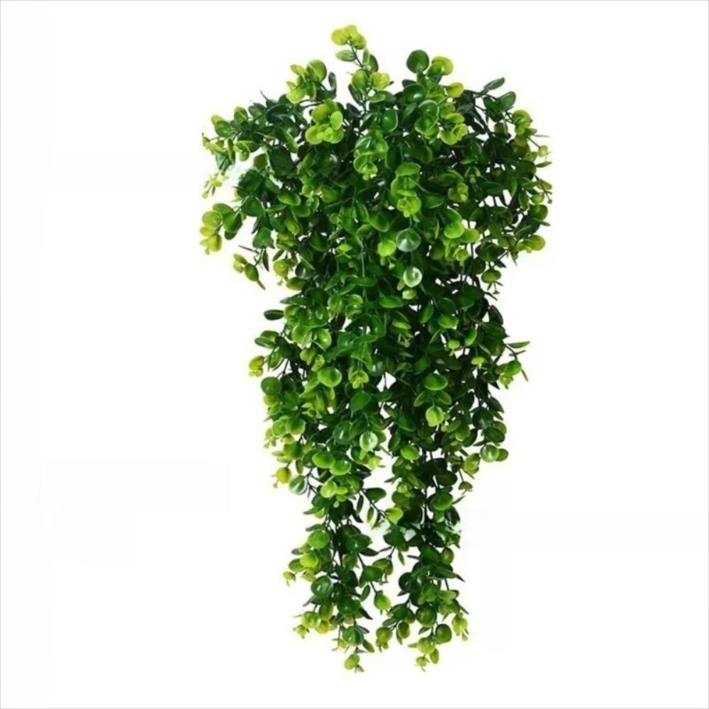 

Plastic Artificial Plant Vine Rattan Leaves Fake Hanging Plants New Wall Hanging Vine Home Decor зелёный