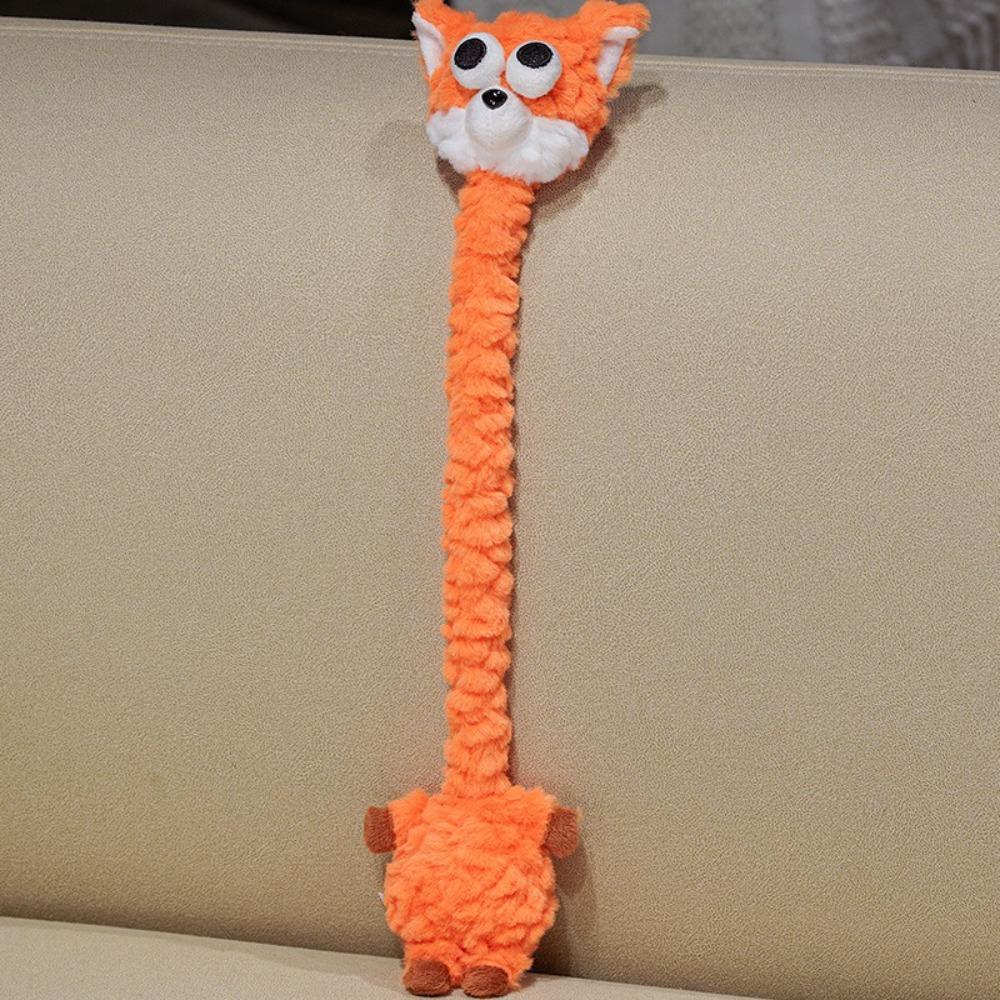 

Cute Style Long Neck Monkey Plush Keychain White Color Elephant Plush Pendant Bag Charm Decor Style G