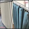 JNL N86209 Punch-Free Folding Room Divider Door Curtain