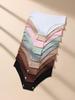 9Pcs/Set Women Panties Low-Rise Underwear Sexy Ladies Briefs Female Soft Cotton Lingerie Solid Colors Underpants Plus Size S-3XL