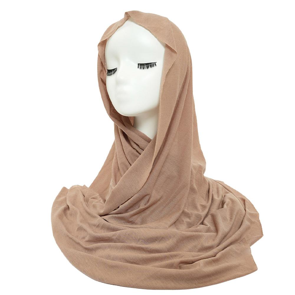 Yazlık İnce Başörtüsü Şal Kadın Düz Tek Renk Müslüman Baş Örtüsü Bayan Şal ve Eşarp Kadın Fular Başörtüsü Şallar