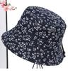 Elderly Women Sun Hat With Adjustable Brim For Spring Fall Sun Protection Cotton Fabric