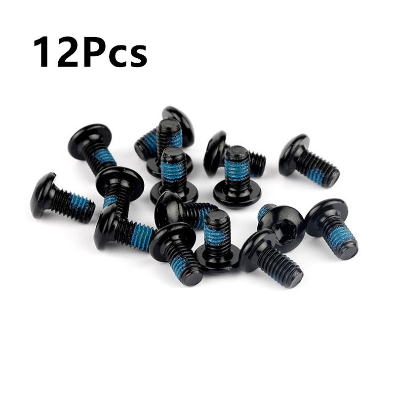 

12 шт. Болты из нержавеющей стали T25 для тормозного диска велосипеда, винты для ротора тормоза велосипеда, винты для велоспорта МТБ, велосипедные аксессуары