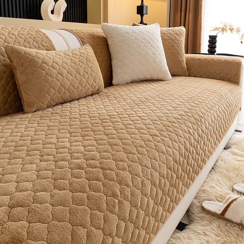 

Высококачественная плюшевая подушка для дивана из молочного бархата – Новинка Осень/Зима 2025, Нескользящая конструкция 70x180 cm