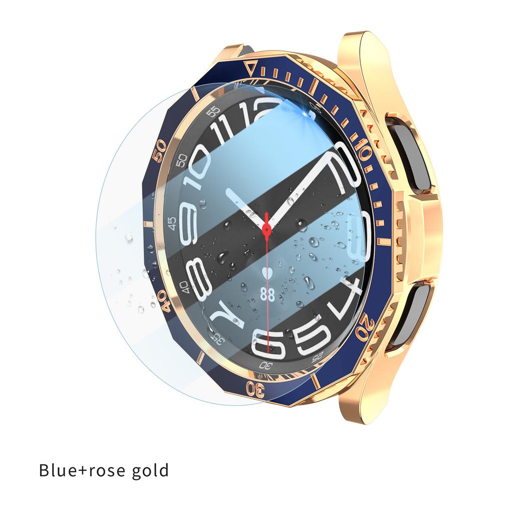 3 in 1 Case+Bezel Ring+Glass Film For Samsung Galaxy Watch 6 Classic 47MM 43MM Screen Protector Galaxy Watch 6 Classic Bumper