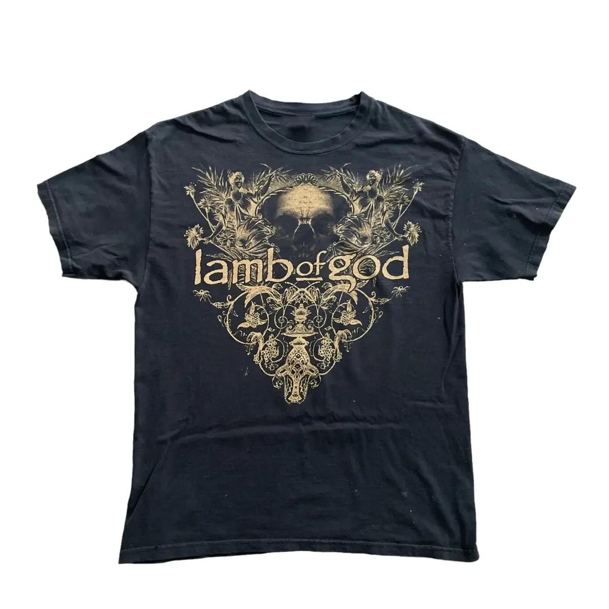LAMB OF GOD BAND Black Cotton S-5XL T-Shirt HT450 S