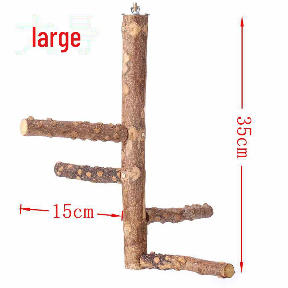 Parrot Activity Stand: Chewing Toys & Pepper Wood Rod for Birds