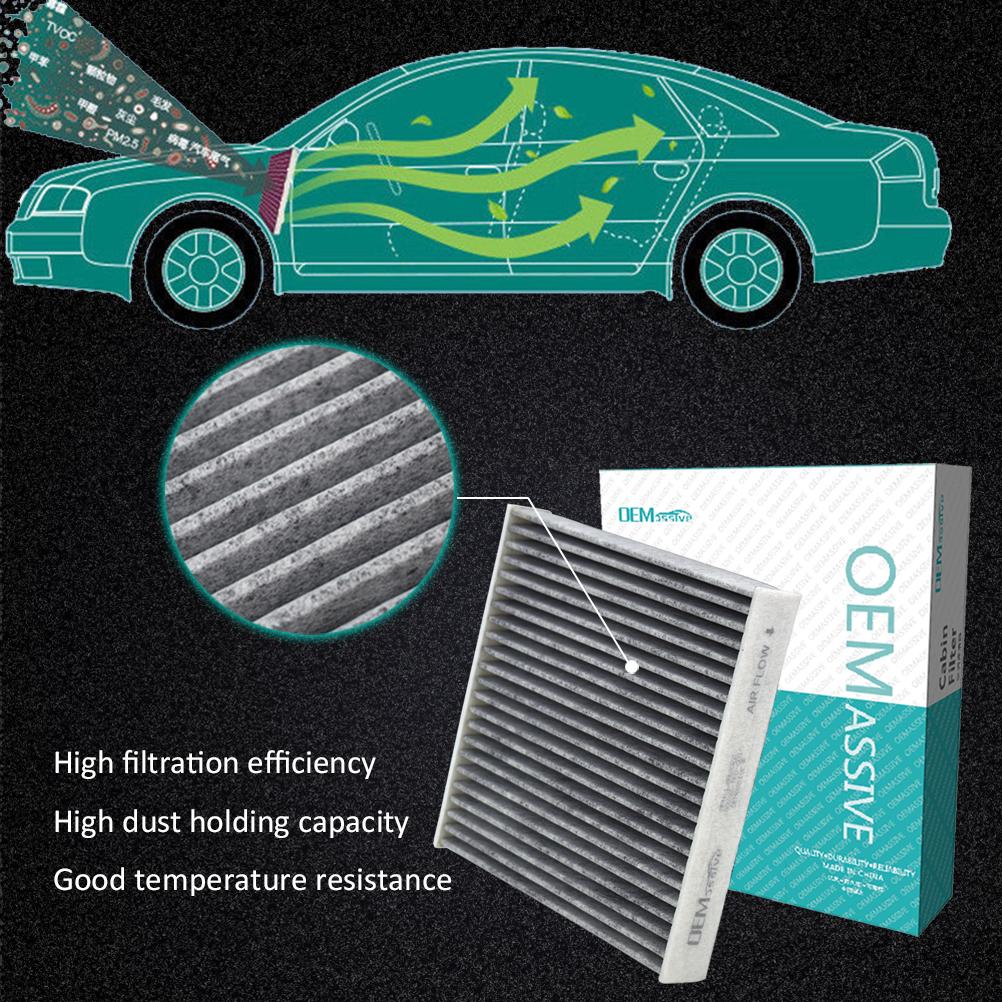 Car Activated Carbon Cabin Air Conditioning Filter For Honda City Civic X CR-Z Fit 3 4 HR-V Insight 2014 2015 2016 80292-TF0-G01