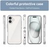 For iPhone 16 Case iPhone 16 Plus Pro Max Cover Luxury Clear PC Shockproof Silicone Protective Phone Back Cover For iPhone 16