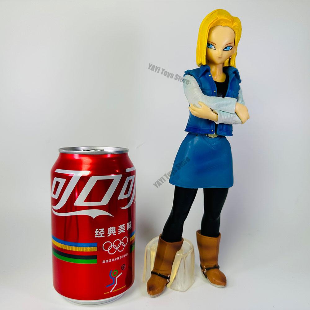 

25Cm Anime Dragon Ball Z Android 17 18 Figure Android 18 Pvc Action Figures Collection Model Toys For Children Christmas Presents