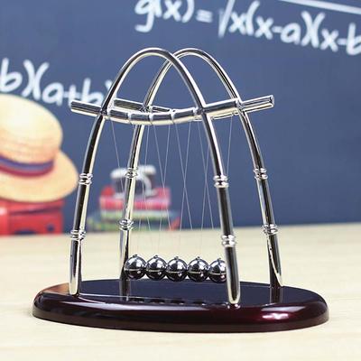 1pc Newton's Cradle Kids Toys for Children Educational Toy Desk Table Decor Metal Balance Ball Pendulum Juguetes Antistress Game