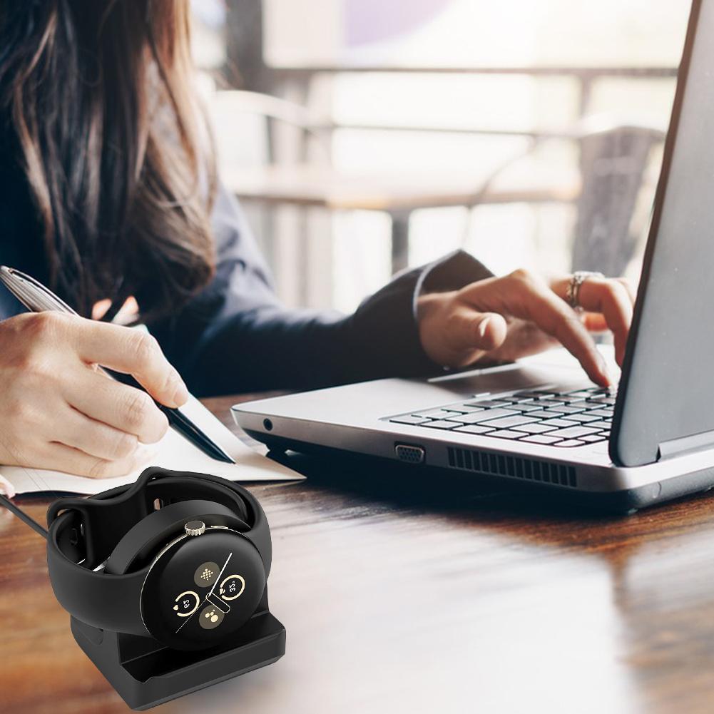 For Google Pixel Watch 2 Silicone Charger Stand Portable Wireless Charging Dock Holder for Pixel Watch 2 Accessories
