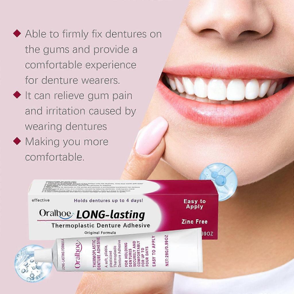 Oralhoe Denture Adhesive Fixes Dentures, Improves Comfort, And Enhances Denture Fit