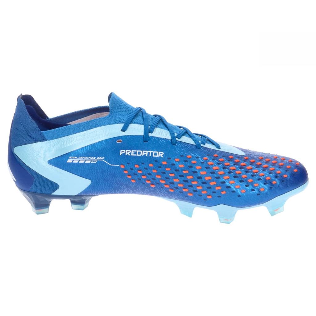 ADIDAS Predator L FG GZ0031 Soccer Size Bright Royal X Footwear White X Bliss Blue Accuracy.1 Cleats, 26.5,