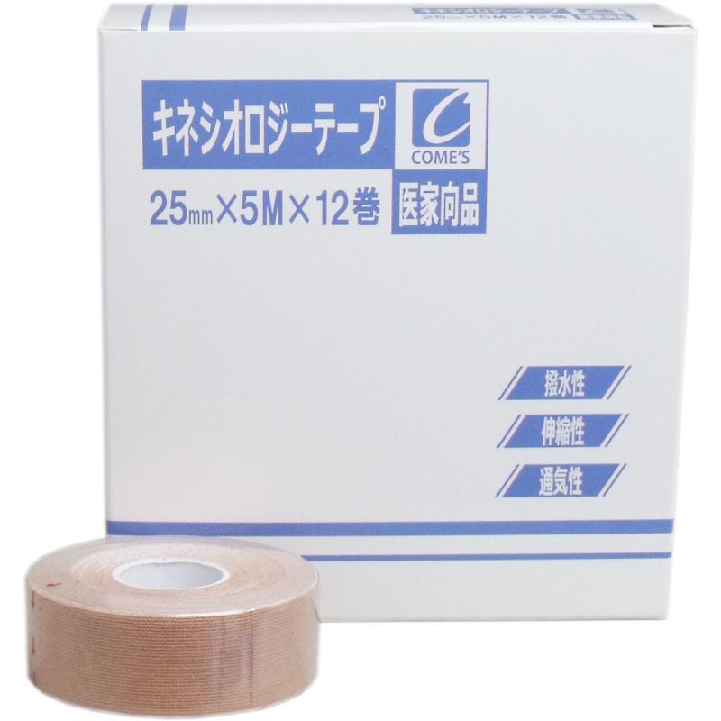 

Кинезио тейп 25мм x 5м x 12